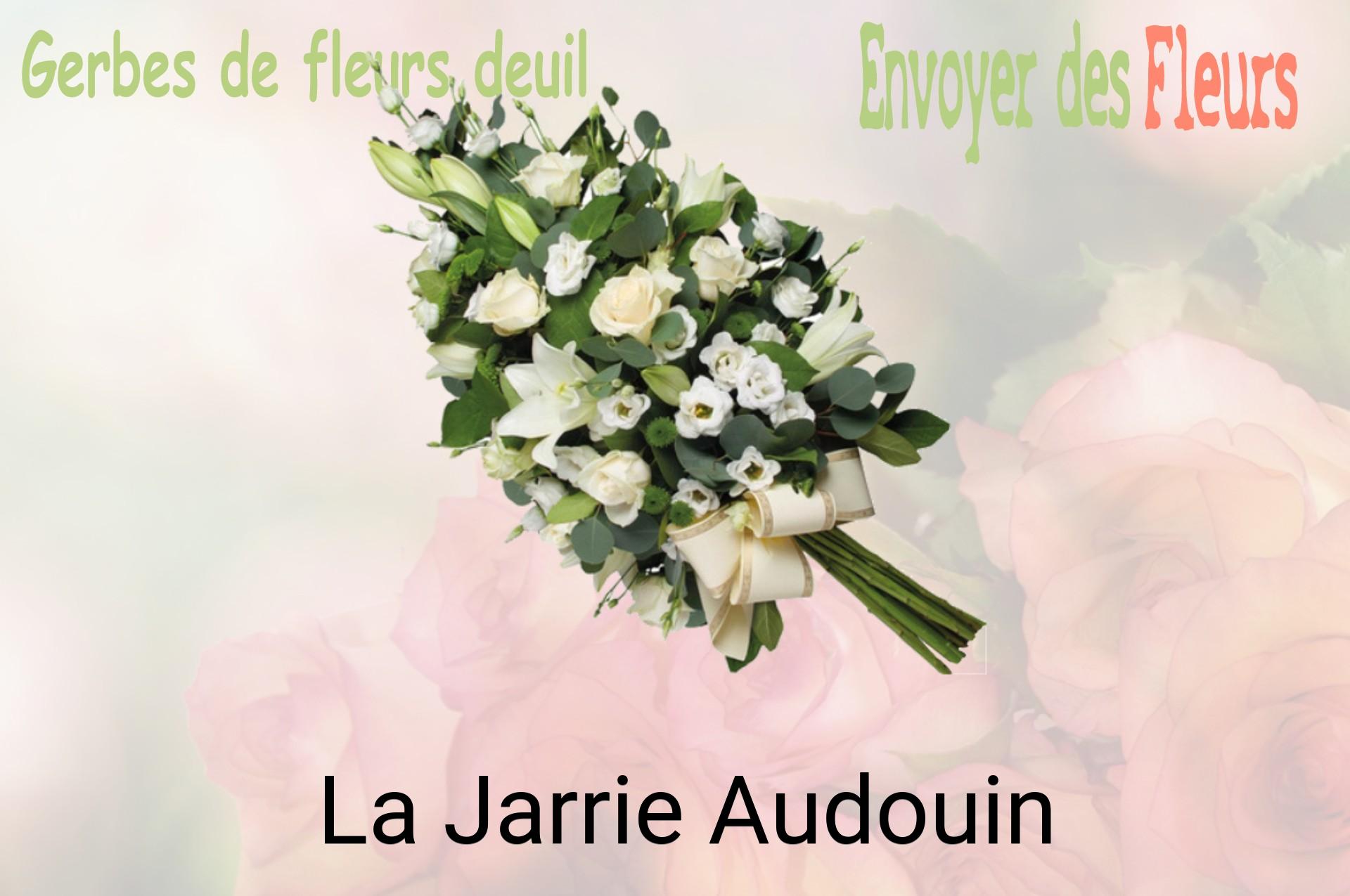 Gerbe de fleurs de deuil livrée à La Jarrie-Audouin